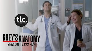 Greys Anatomy Meredith amp Andrew DeLuca MerLuca Season 15x22 44 [upl. by Zannini944]