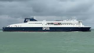 MV Côte dOpale Arrives at Calais 2724 [upl. by Mariejeanne]