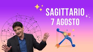 Sagittario ♐️ Loroscopo di Paolo Fox  7 Agosto 2024  Giove riesce a farvi ridere comunque [upl. by Boy]