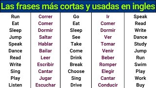 Las frases mas faciles y cortas en ingles para hablar ingles muy rapidocurso completo de ingles✅ [upl. by Benioff]