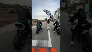 Can a Girl Really Beat the Boys in Drag Racing with a Bmw S1000RR [upl. by Cressy526]