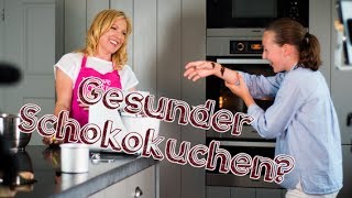 Gesunder Schokokuchen  Backen ohne Zucker und Mehl [upl. by Annaig]