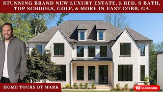 Brand New East Cobb Georgia Estate Modern Quality amp Luxury On A Basement  Golf amp Top Schools [upl. by Rozalin614]