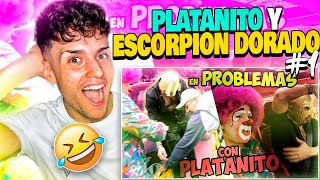 🇪🇸REACCIONO a PLATANITO amp ESCORPION DORADO AL VOLANTE🇲🇽 CASI MUERO de RISA😂 [upl. by Rohclem695]