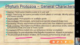 Phylum Protozoa  General Characters and Classification [upl. by Seditsira747]