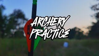 Archery practice [upl. by Ateloj]