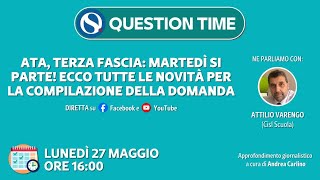 ATA terza fascia martedì si parte Ecco tutte le novità per la compilazione della domanda [upl. by Ainahs]