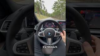 BMW 320i M Sport 20T 184cv 2024 0 a 100kmh Video Completo no Canal [upl. by Llezo]