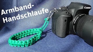 ArmbandHandschlaufe basteln  Der besser Kameragurt für weniger als 8€ [upl. by Jacie]