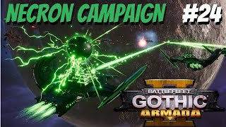 Battlefleet Gothic Armada 2  Necron Campaign 24  Max Difficulty  Legacy of Dorn [upl. by Enelrahs]