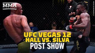 UFC Vegas 12 Uriah Hall vs Anderson Silva PostFight Show  MMA Fighting [upl. by Noryb]