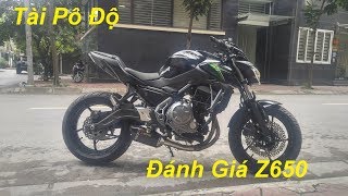 Đánh Giá Kawasaki Z650 Vs Test Pô Akrapovic [upl. by Karyn616]