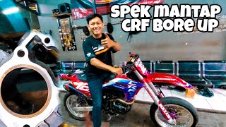 SPEK PAS AMAN WHEELIE CRF 150 BORE UP [upl. by Yllas]