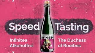 Vier Flaschen Speedtasting Infinitea  ganz schön gut für ohne Alkohol [upl. by Diann]