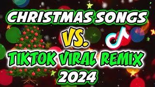 CHRISTMAS SONGS VS TIKTOK REMIX 2024  NEW CHRISTMAS SONGS TIKTOK REMIX DISCO TRAXX [upl. by Atirb]