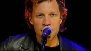 Jon Bon Jovi  Destination Anywhere MTV Unplugged [upl. by Schellens]