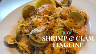 Shrimp amp Clam Linguine Recipe  QUICKIES [upl. by Annorah262]