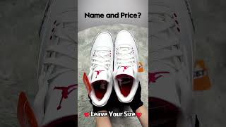 2024 Christmas Gift Real VS Fake Jordan Air Jordan 3 Retro White Cement Sneakers unboxing checking [upl. by Gannie]