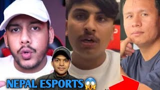 Aura gaming and abishek gaming react to nepali esports😱 Nepali esports back [upl. by Valdis]