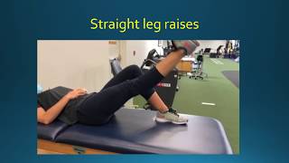 Dr Lintner Post operative Knee exercises [upl. by Nadroj]