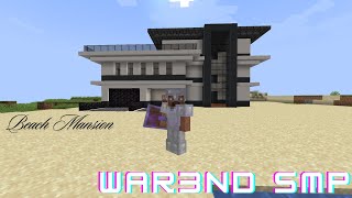 I Built A Beach Mansion  War3nd SMP [upl. by Leba]