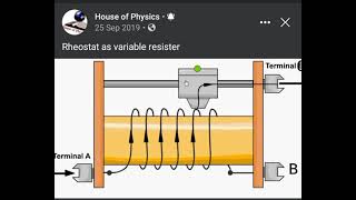 Rheostat as Variable Resistor and Potential Divider [upl. by Janot]