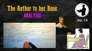 Author to Her Book – poem analysis [upl. by Eisinger]