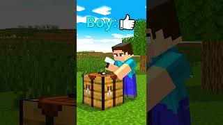 GIRLS vs BOYS in Minecraft Challenge [upl. by Lledo]