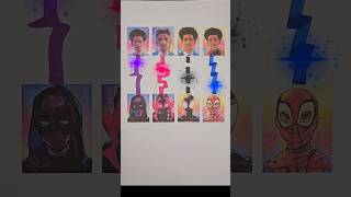 Spider Man Verse 3 Miles Morales Vertical Line Puzzle shorts spiderman art [upl. by Teagan]