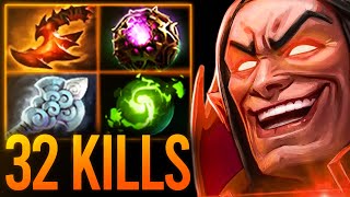 THIS IS INSANE 32 KILLS GRANDMASTER INVOKER  Dota 2 Invoker [upl. by Ueihttam263]