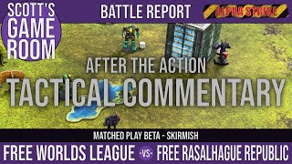 Tactical Commentary Alpha Strike Free Worlds League vs Free Rasalhague Republic [upl. by Edla]