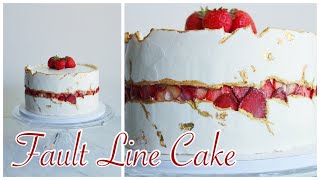 Fault Line Cake Decorating Tutorial [upl. by Alfeus]