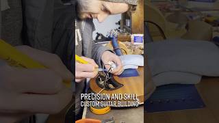 Skilled luthiers bring passion to Custom Guitar builds luthier guitarbuilding [upl. by Aciretahs]