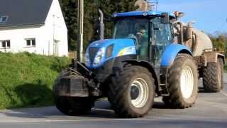 CUMA  Epandage de lisier  New Holland amp Pichon  2014 [upl. by Udella]