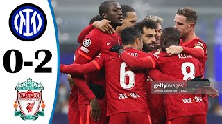 Inter vs Liverpool 02 All Highlights amp Goals 16022022 HD [upl. by Wiskind]