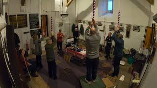 Monmouth Branch AGM 2023 Ringing  Abergavenny  Grandsire Caters Service Touch [upl. by Gottwald219]