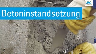 Betoninstandsetzung Arbeitsschritte  Beton reparieren Beton sanieren [upl. by Akcirre]