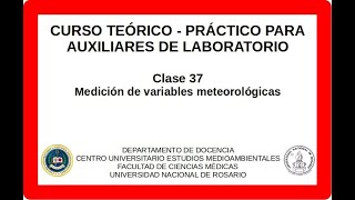 CURSO PRÁCTICO PARA AUXILIARES DE LABORATORIO Clase 37 [upl. by Anivel]