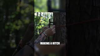 Saddle hunters attach your climbing sticks faster archery bowhunting [upl. by Marigold]