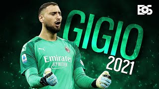 Gianluigi Donnarumma  Craziest Saves Ever 2021 [upl. by Attalie]