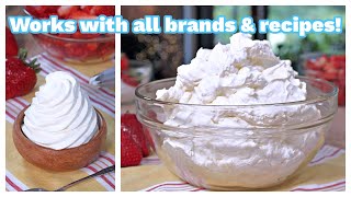 How to Make Stabilized VEGAN Whipped Cream [upl. by Atnahsal]