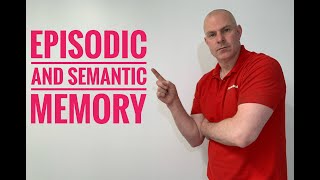 Memory Episodic and Semantic memory [upl. by Evilo723]