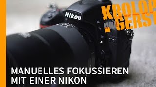 MIT NIKON MANUELL FOKUSSIEREN 📷 KrolopampGerst [upl. by Calen131]