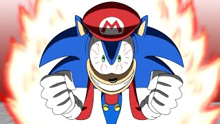 Sonic the Hedgehog in Super Mario Kart Animation  GAME SHENANIGANS 🔵💨🏆 [upl. by Eamanna400]