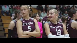 Lehighton Volleyball Senior Night 2024 [upl. by Heida106]