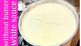 Easy white sauce without butter chef deepak [upl. by Delaryd]