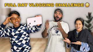 Full Day Vlogging Challenge for Zeeshan 😳 [upl. by Einad482]