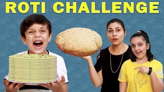 ROTI CHALLENGE  Funny Moral Story for kids  Healthy eating  AAYU AND PIHU SHOW [upl. by Lowenstein]