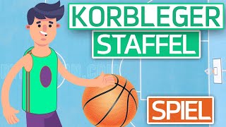 Korbleger Staffel  Spiel  Basketball Sportunterricht [upl. by Os]