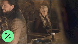 Mysterious Coffee Cup Shows Up on ‘Game of Thrones’ [upl. by Llerahc]